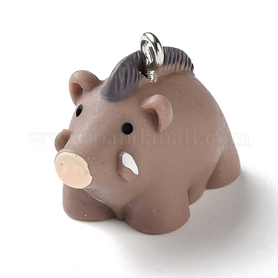 Подвески из анималистичной смолы RESI-I346-01P-06-1