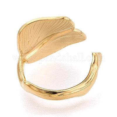 Регулируемые манжеты из нержавеющей стали 304 с ионным покрытием (IP) для женщин RJEW-N052-03G-1