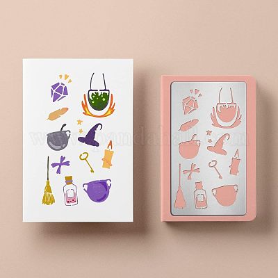 2шт 2 трафарета для резки из нержавеющей стали 304 DIY-FG0001-95-1