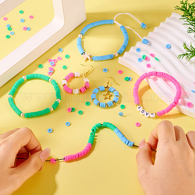 100 г бусины из полимерной глины ручной работы CLAY-TA0001-77B-1