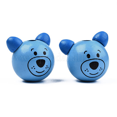 Натуральные деревянные бусы&nbsp;WOOD-S040-31-03-1