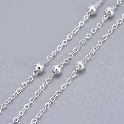 Латунные плоские овальные кабельные цепи CHC018Y-S-NR-1