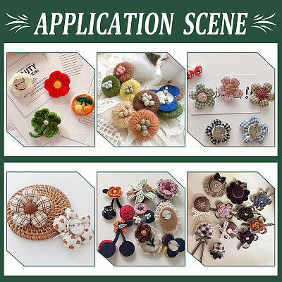 24 шт. оправа для кабошона из нержавеющей стали 304 STAS-UN0063-68A-G-1