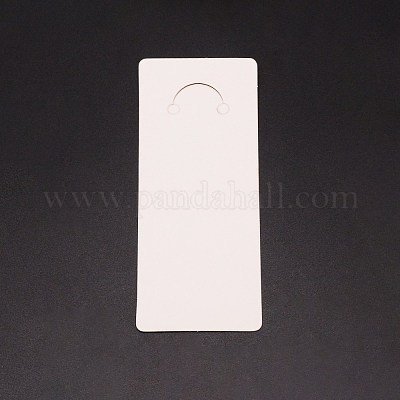 Пустая бумажная карта для показа брелка DIY-WH0315-02-1