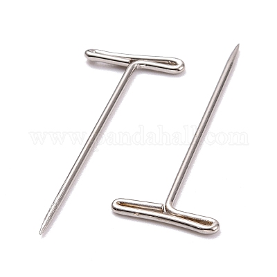 Wholesale Nickel Plated Steel T Pins for Blocking Knitting 