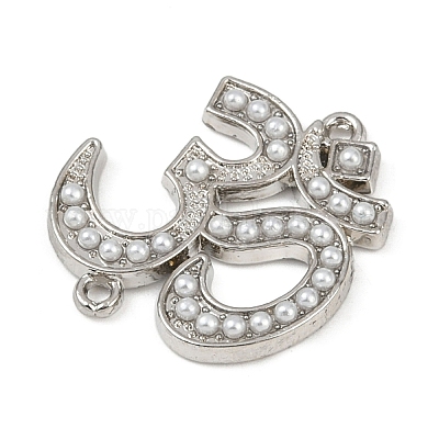 Латунный абс имитация жемчуга коннектор подвески KK-R224-08P-1