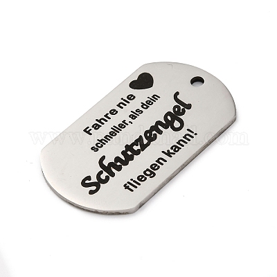 Подвески из нержавеющей стали 201 с защитой от потускнения STAS-R002-02P-11-1