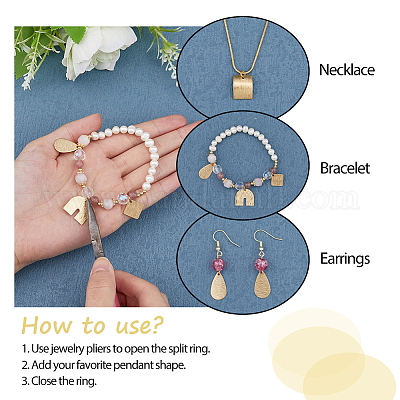 80шт 8 латунные подвески KK-FH0006-05-1