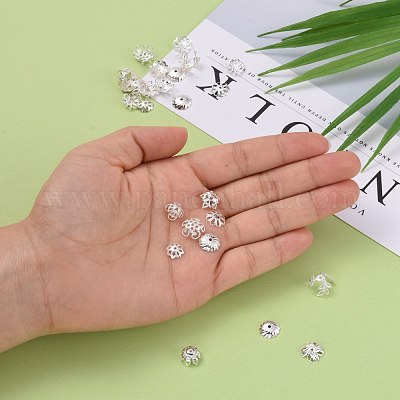 Шапочки и конусы для бусин KK-MSMC008-S-1