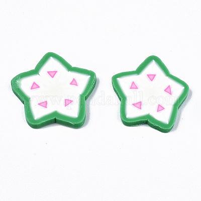 Кабошоны из полимерной глины ручной работы CLAY-T016-18B-1