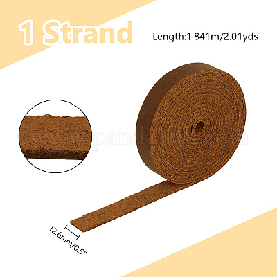 Плоская кожаная ткань AJEW-WH0472-93C-1