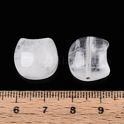 Бусины из натурального кварцевого кристалла в форме головы кошки G-T144-05E-1