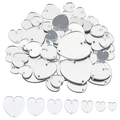 Crystal Heart SHAPED Sew On Rhinestones