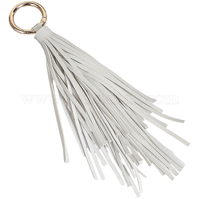 Брелок с кисточками из искусственной кожи FIND-WH20019-242G-04-1