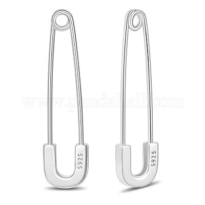 925 серьги-кольца из стерлингового серебра с родиевым покрытием JE826A-1