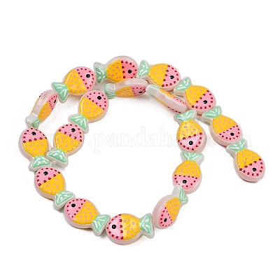 Окрашенные стеклянные бусины X-LAMP-F036-02D-1