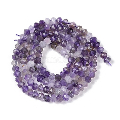 Natürlichen Amethyst Perlen Stränge&nbsp;G-G139-B09-01-1