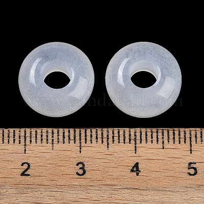 Европейские смоляные бусины с блестками RESI-F055-07B-1