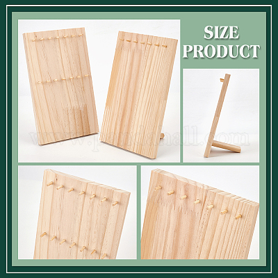 2 стили деревянные подставки для ожерелий NDIS-NB0001-08-1