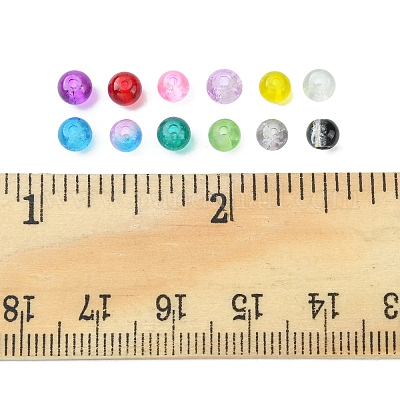 840 шт. 12 цвета окрашенные распылением хрустальные стеклянные бусины CCG-FS0001-01-1