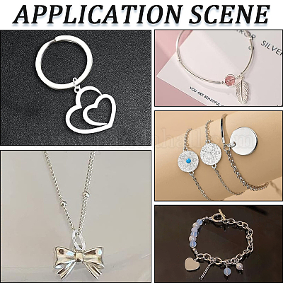 20 шт. 4 стиля 925 разъемных соединительных кольца из стерлингового серебра STER-BBC0006-57-1