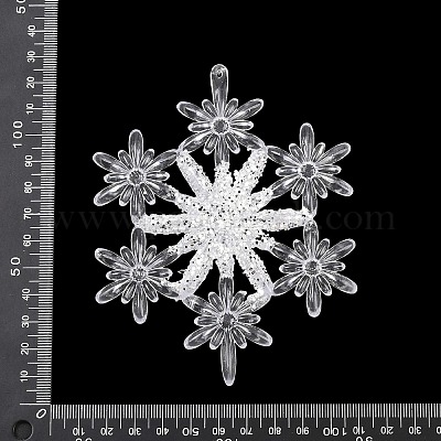 Рождественский акриловый кулон HJEW-B008-02-1