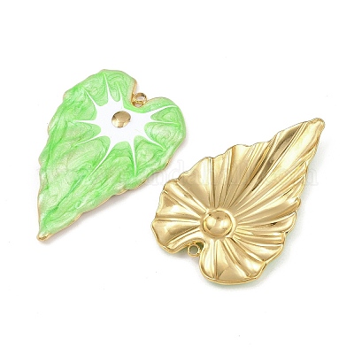 Подвески из нержавеющей стали 304 с эмалью STAS-C158-02G-02-1