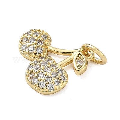 Латунные подвески из прозрачного кубического циркония KK-A273-31G-1