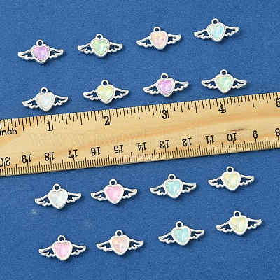 14 шт. 7 цвета подвески из сплава со стразами FIND-FS0003-19-1