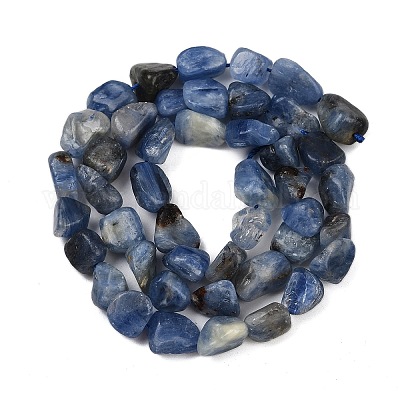 Натуральный кианитовые бисер пряди G-Q060-E17-1