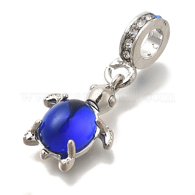 Подвески из сплава со стразами в стойке в европейском стиле FIND-H005-45P-02-1