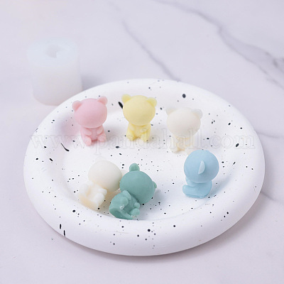 Медведь diy силиконовые Молды для свечей PW-WG79528-01-1