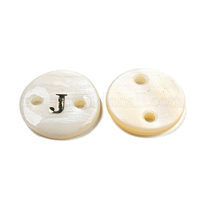 Bottoni di madreperla d'acqua dolce&nbsp;BUTT-Z001-01J-1
