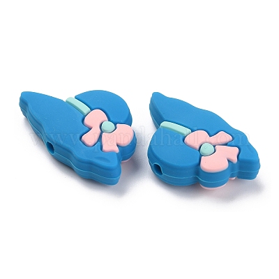 Силиконовые бусины&nbsp;SIL-WH0010-11Q-47-1