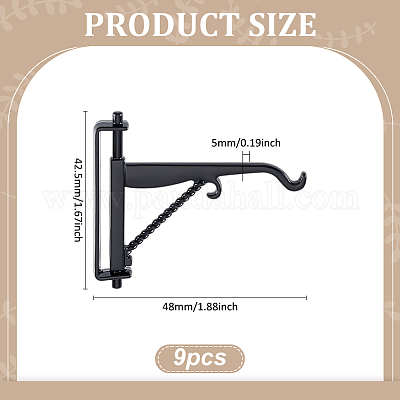 Модель вешалки из сплава для миниатюрных аксессуаров для кукольного домика FIND-WH0126-42A-1
