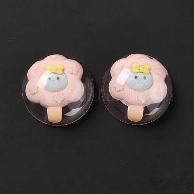 Прозрачные смолы кабошоны RESI-G034-B07-1