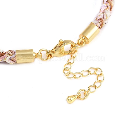 Браслеты из плетеного нейлонового шнура толщиной 4 мм FIND-A057-01G-17-1