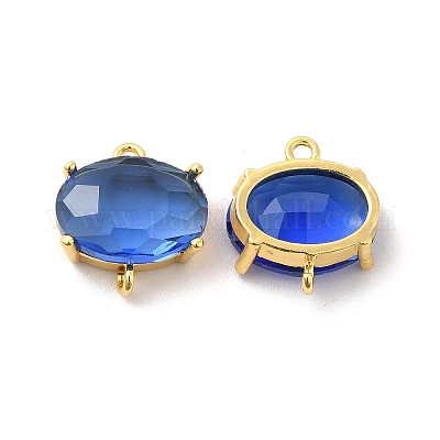 Подвески из прозрачного стекла KK-H438-09G-1