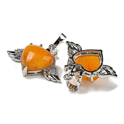 Смешанные натуральные и синтетические драгоценные камни с подвесками из прозрачного кубического циркония G-G133-02P-1