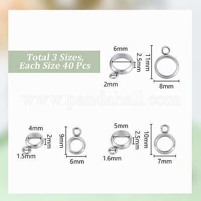 120 шт. 3-х видов трубчатых дужек из нержавеющей стали марки 304 STAS-UN0062-19-1