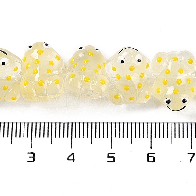 Нити прозрачных бусин из стеклянной эмали GLAA-B021-05C-1