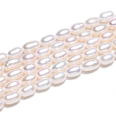 Нити из натурального культивированного пресноводного жемчуга PEAR-N012-04M-01-1