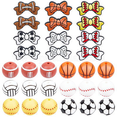 12 стиль силиконовых бусин SIL-PA0001-06-1