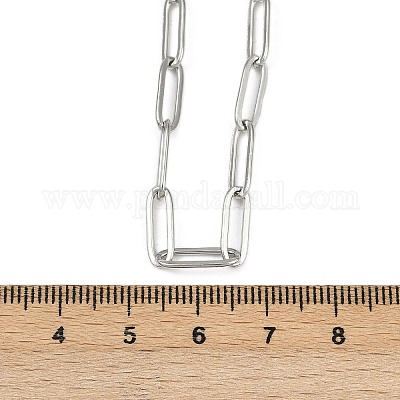 Цепочки-скрепки из нержавеющей стали 304 NJEW-H072-01P-1