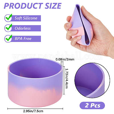 Силиконовый рукав чашки AJEW-WH0314-559A-1