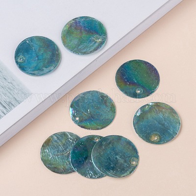 Ab цвет подвески capiz оболочки X-SSHEL-T008-01A-1