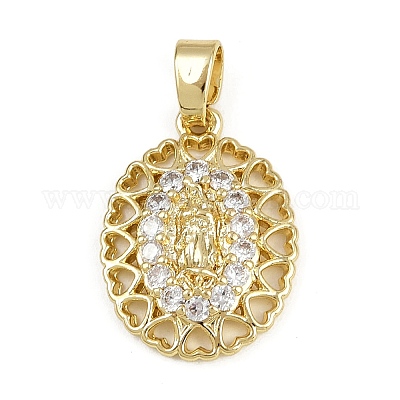 Латунные микро проложить кубического циркония подвески KK-D409-49G-05-1