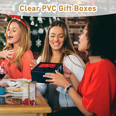 Прозрачная пластиковая ПВХ коробка подарочная упаковка CON-DC0001-11A-1