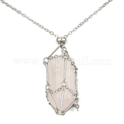 Устойчивый к потускнению мешочек из нержавеющей стали 304 для изготовления макраме NJEW-TA00100-01-1