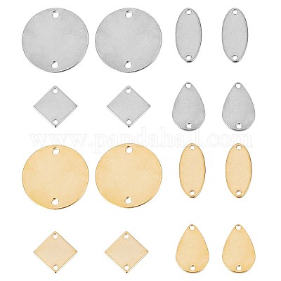 32 шт. 8 стиля подвесок-соединителей из нержавеющей стали STAS-SC0005-03-1